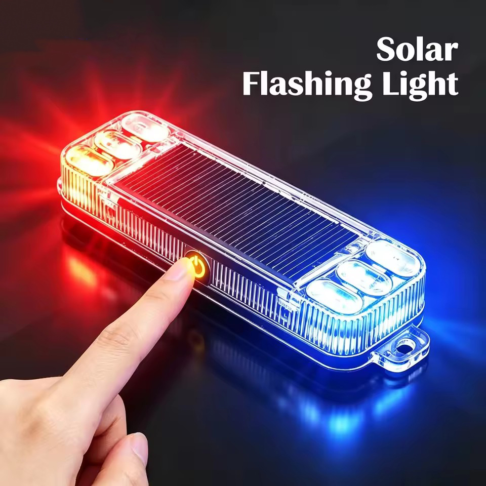 太陽光発電車、バイク、LED警告灯、電動自転車、安全テールラ - Sos Light Strobe のレビューと価格