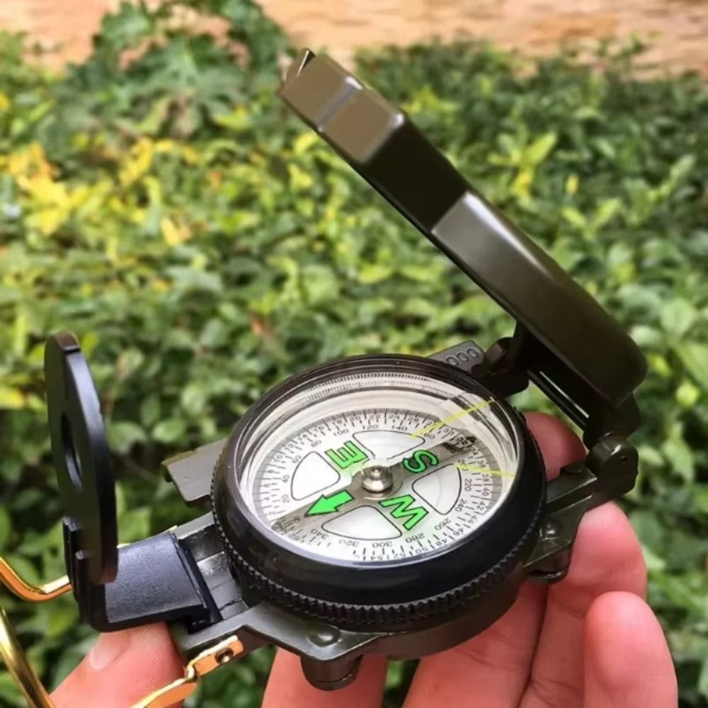 防水プロフェッショナルコンパス 金属製折りたたみレンズ アウ - Compass Lensatic のレビューと価格