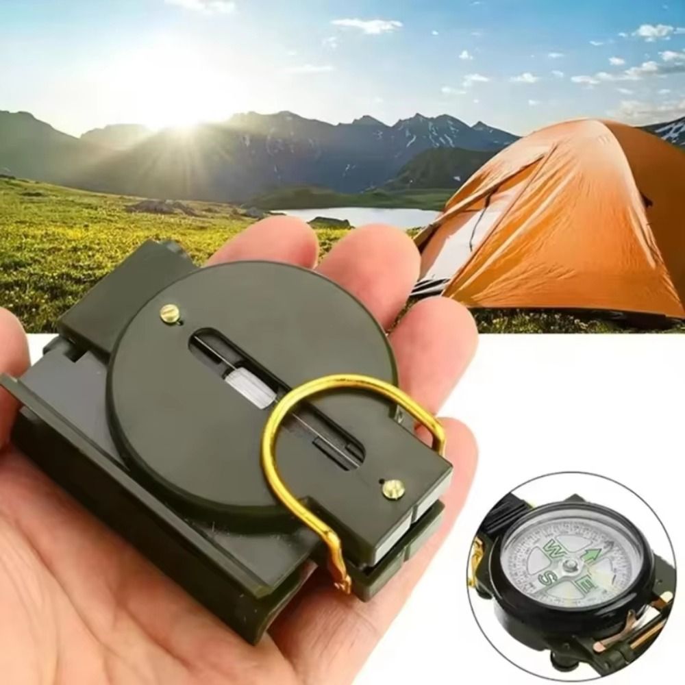 防水プロフェッショナルコンパス 金属製折りたたみレンズ アウ - Compass Lensatic のレビューと価格