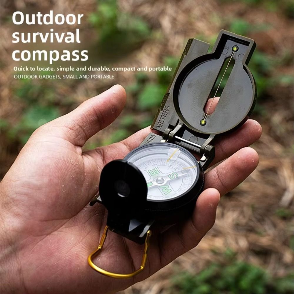 防水プロフェッショナルコンパス 金属製折りたたみレンズ アウ - Compass Lensatic のレビューと価格
