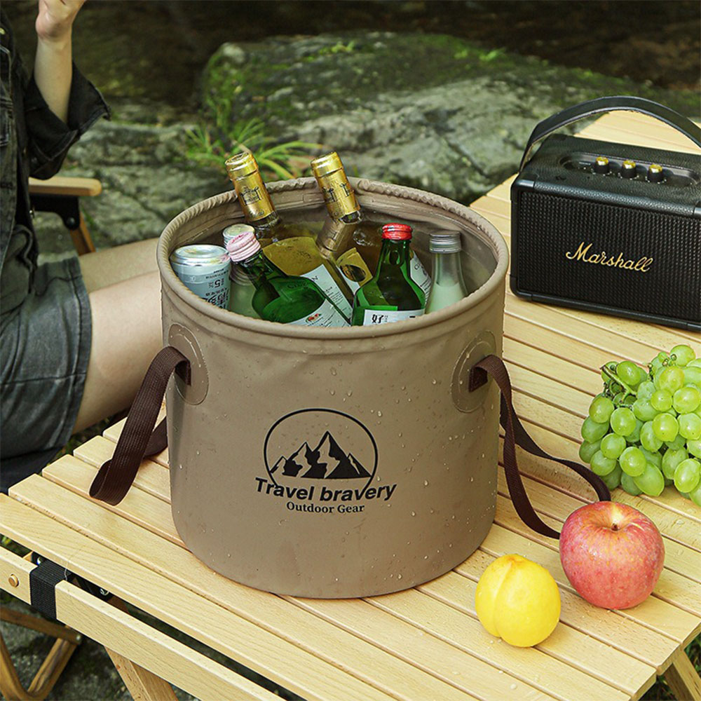 ポータブル折りたたみ式屋外用ウォーターバケツ、10L/20L - Water Bag Collapsible のレビューと価格
