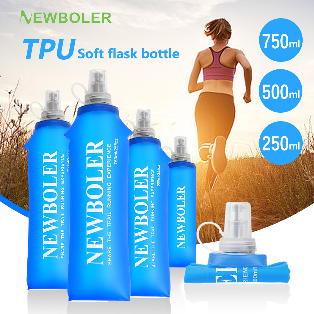 Tpu折りたたみ式ソフトフラスコウォーターボトル、折りたたみ - Water Bag Collapsible のレビューと価格